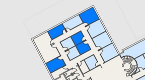 
							Planritning för Regus Kalmar, 5 privata rum, 45 m²