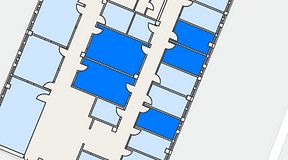 
							Planritning för Växthuset Jägershillgatan, 5 privata rum, 68 m²