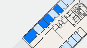 
							Planritning för Regus Nynäshamn, 4 privata rum, 55 m²