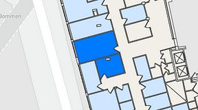 
							Planritning för Entreprenörsgatan Hasselbladshuset, 2 privata rum, 37 m²
