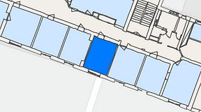 
							Planritning för United Spaces Torsgatan 26, 1 privata rum, 18 m²