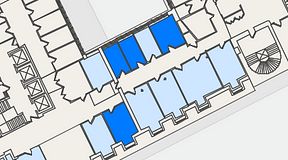 
							Planritning för 7A Posthuset, Vasagatan 28, 4 privata rum, 52 m²