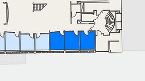 
							Planritning för Regus Täby, 3 privata rum, 31 m²