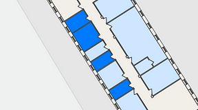 Planritning för FASTOFFICE S:t Olofsgatan, 4 privata rum, 37 m²