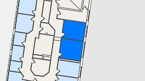 
							Planritning för Hagalunds Kontorshotell, Industrivägen 19, 2 privata rum, 34 m²