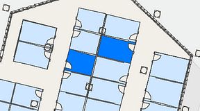 
							Planritning för Convendum Fleminggatan 18, 2 privata rum, 27 m²