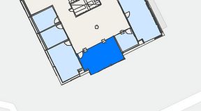 
							Planritning för Convendum Västra Järnvägsgatan 3, 1 privata rum, 23 m²