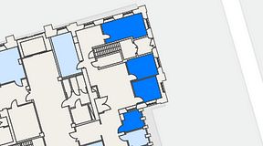 
							Planritning för High Court Börshuset, 4 privata rum, 47 m²