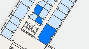 
							Planritning för Convendum Sundbyberg, 3 privata rum, 62 m²