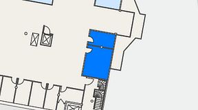
							Planritning för The Connection, 2 privata rum, 42 m²