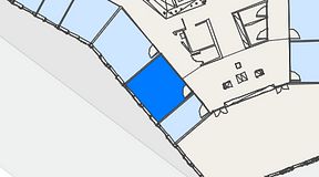 
							Planritning för Spaces Hammarbybacken 27, 1 privata rum, 20 m²