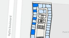 
							Planritning för Regus Hyllie Stationstorg 31, 5 privata rum, 58 m²