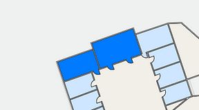 
							Planritning för Quality Office Nacka, 2 privata rum, 37 m²