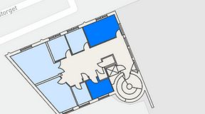 
							Planritning för Genetor Elverket, 2 privata rum, 29 m²