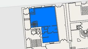 
							Planritning för KG10 Kungsgatan 8, 1 privata rum, 131 m²