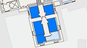 
							Planritning för The Works Ringvägen, 5 privata rum, 66 m²