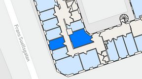 
							Planritning för Regus Adelgatan 21, 2 privata rum, 24 m²