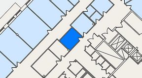 Planritning för United Spaces Lindholmen, 1 privata rum, 14 m²