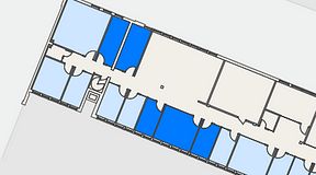 
							Planritning för C/O Tyresö, 5 privata rum, 60 m²