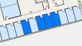 
							Planritning för Regus Lidingö, 4 privata rum, 40 m²