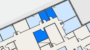 
							Planritning för Spaces Hyllie Vista, 3 privata rum, 31 m²