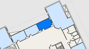 
							Planritning för iOffice Vasagatan 12, 1 privata rum, 14 m²
