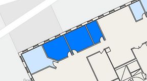 
							Planritning för iOffice Vasagatan 10, 3 privata rum, 51 m²