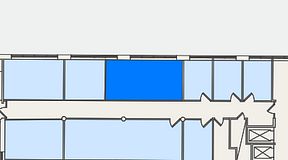 
							Planritning för Landskapet Sickla, 1 privata rum, 35 m²