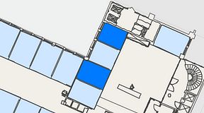 
							Planritning för Convendum Gävlegatan 16, 2 privata rum, 27 m²