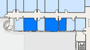 
							Planritning för FirstOffice Arenavägen 33, 3 privata rum, 49 m²
