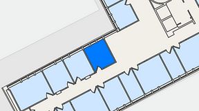 
							Planritning för Convendum Drottninggatan, 1 privata rum, 14 m²