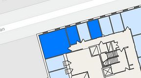 
							Planritning för Regus Östra Hamngatan, 3 privata rum, 56 m²