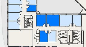 
							Planritning för Convendum Stampgatan 14, 4 privata rum, 52 m²