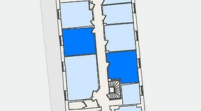 
							Planritning för KG10 Kungsgatan 8, 2 privata rum, 39 m²