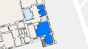 
							Planritning för High Court Börshuset, 3 privata rum, 53 m²