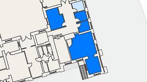 
							Planritning för High Court Börshuset, 4 privata rum, 68 m²