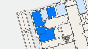 
							Planritning för High Court Börshuset, 4 privata rum, 60 m²