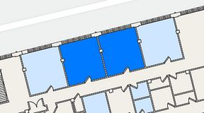 
							Planritning för Metropole Gamestreet 1, 2 privata rum, 74 m²