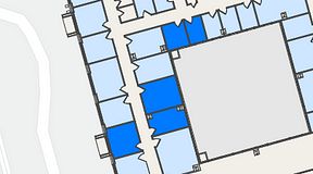 
							Planritning för United Spaces Östra Hamngatan, 5 privata rum, 67 m²