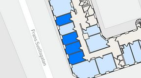 
							Planritning för Regus Adelgatan 21, 4 privata rum, 32 m²