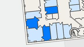 
							Planritning för Mindpark Carlsgatan 12A, 3 privata rum, 39 m²