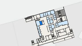 
							Planritning för Flexiwork Hovet, 1 privata rum, 12 m²