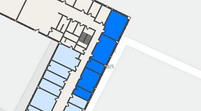 
							Planritning för Quick Office Älvsjö, 3 privata rum, 91 m²