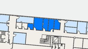 
							Planritning för Spaces Helsingborg Väla, 5 privata rum, 48 m²