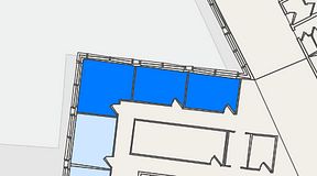 
							Planritning för United Spaces Elektrogatan 10, 3 privata rum, 64 m²