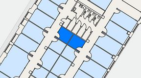 
							Planritning för Convendum Sundbyberg, 2 privata rum, 16 m²