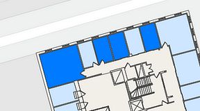 
							Planritning för Regus Östra Hamngatan, 4 privata rum, 66 m²