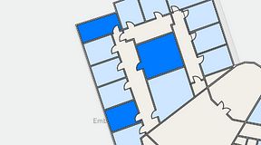 
							Planritning för Quality Office Nacka, 3 privata rum, 52 m²