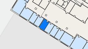 
							Planritning för FirstOffice Dalaplan, 1 privata rum, 9 m²