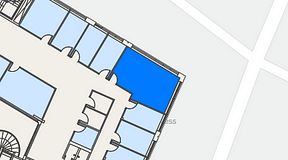 
							Planritning för Spaces Göteborg Gamlestan, 1 privata rum, 31 m²